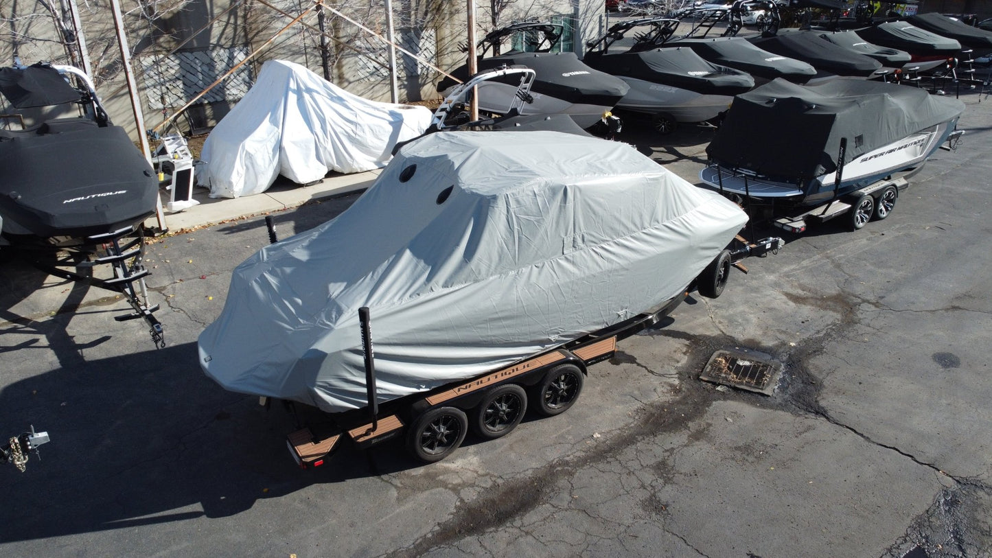 Nautique G23 with Telescoping Tower Double Up Storage Cover - BoardCo