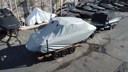 Nautique G23 with Telescoping Tower Double Up Storage Cover - BoardCo