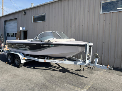 Nautique Ski 196 With Bimini Top Double Up Storage Cover - BoardCo
