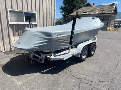 Nautique Ski 196 With Bimini Top Double Up Storage Cover - BoardCo