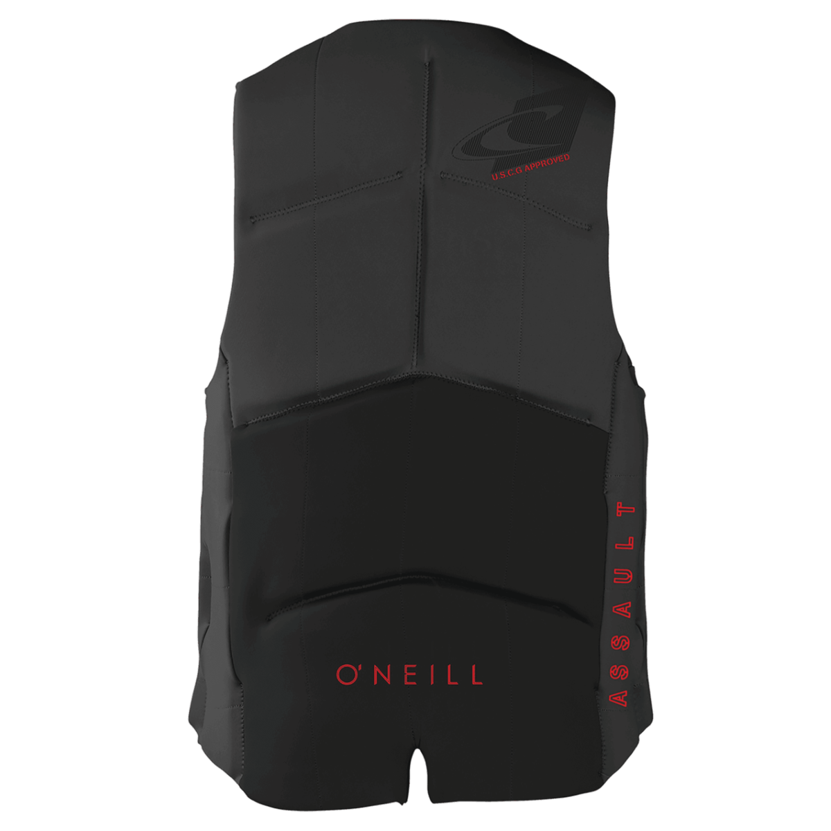 O'Neill Assault FZ USCG Vest in Black/Graphite 2021 - BoardCo