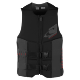 O'Neill Assault FZ USCG Vest in Black/Graphite 2021 - BoardCo