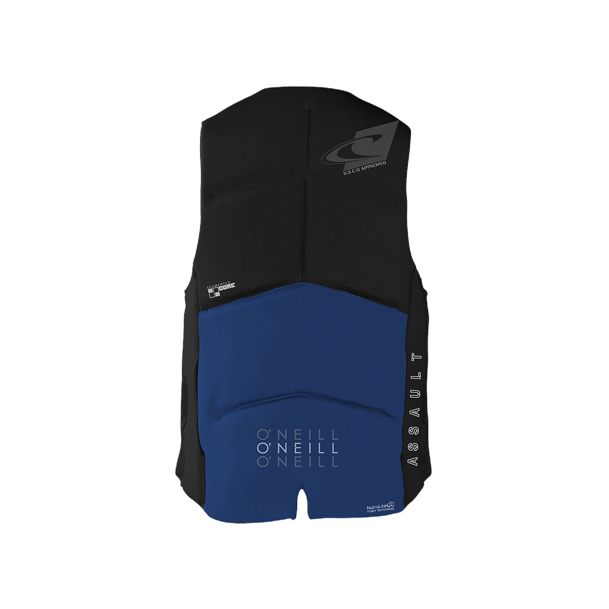 O'Neill Assault FZ USCG Vest PAC/BLK 2020 (BLUE) - BoardCo