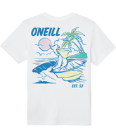 O'Neill Boys Low-Key Tee in White - BoardCo