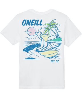 O'Neill Boys Low-Key Tee in White - BoardCo