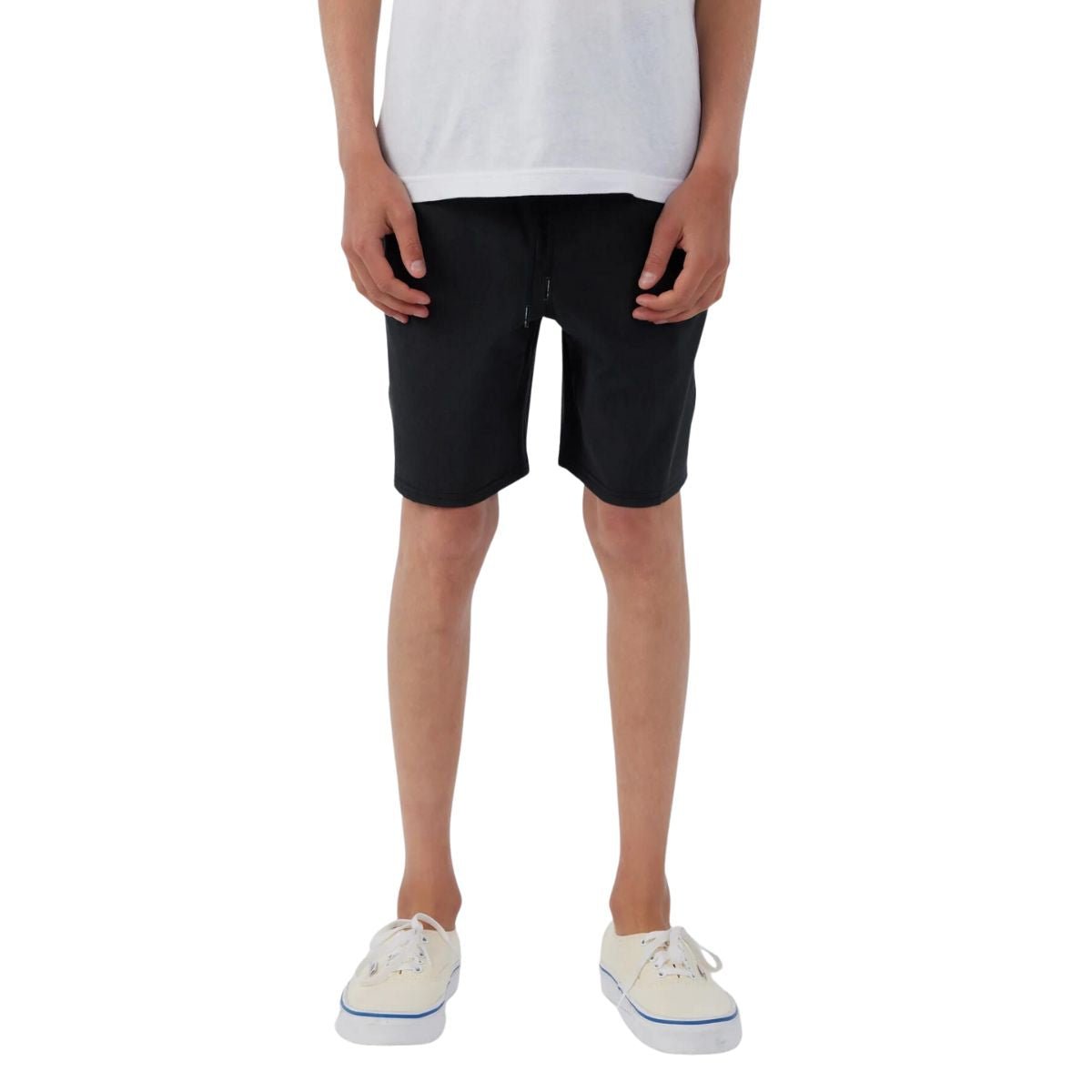 O'Neill Boys Reserve E-Waist Hybrid Shorts in Black - BoardCo