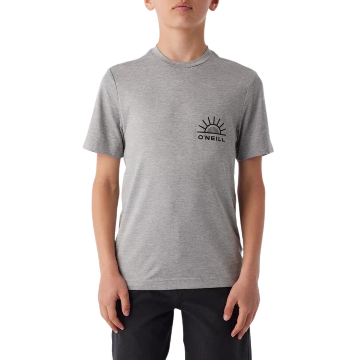 O'Neill Boy's TRVLR UPF Tee in Heather Grey - BoardCo