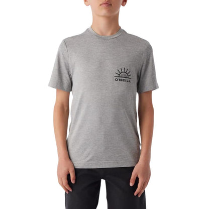O'Neill Boy's TRVLR UPF Tee in Heather Grey - BoardCo