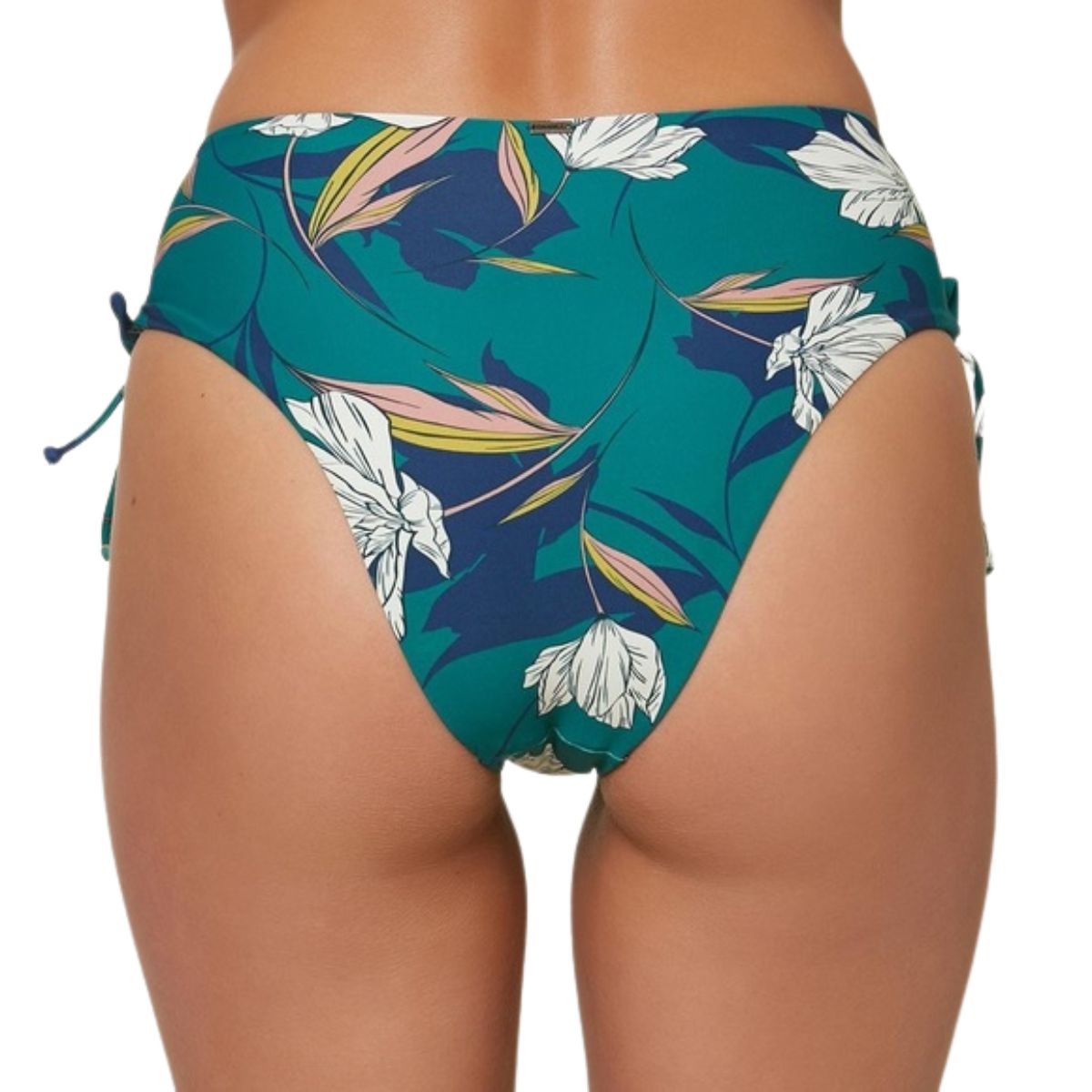 O'Neill Bridget Hi-Waist Cheeky Pant Bikini Bottom in Sea Green - BoardCo