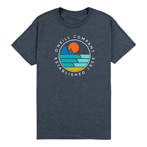 O'Neill Camp Surf Tee in Navy Heather - BoardCo