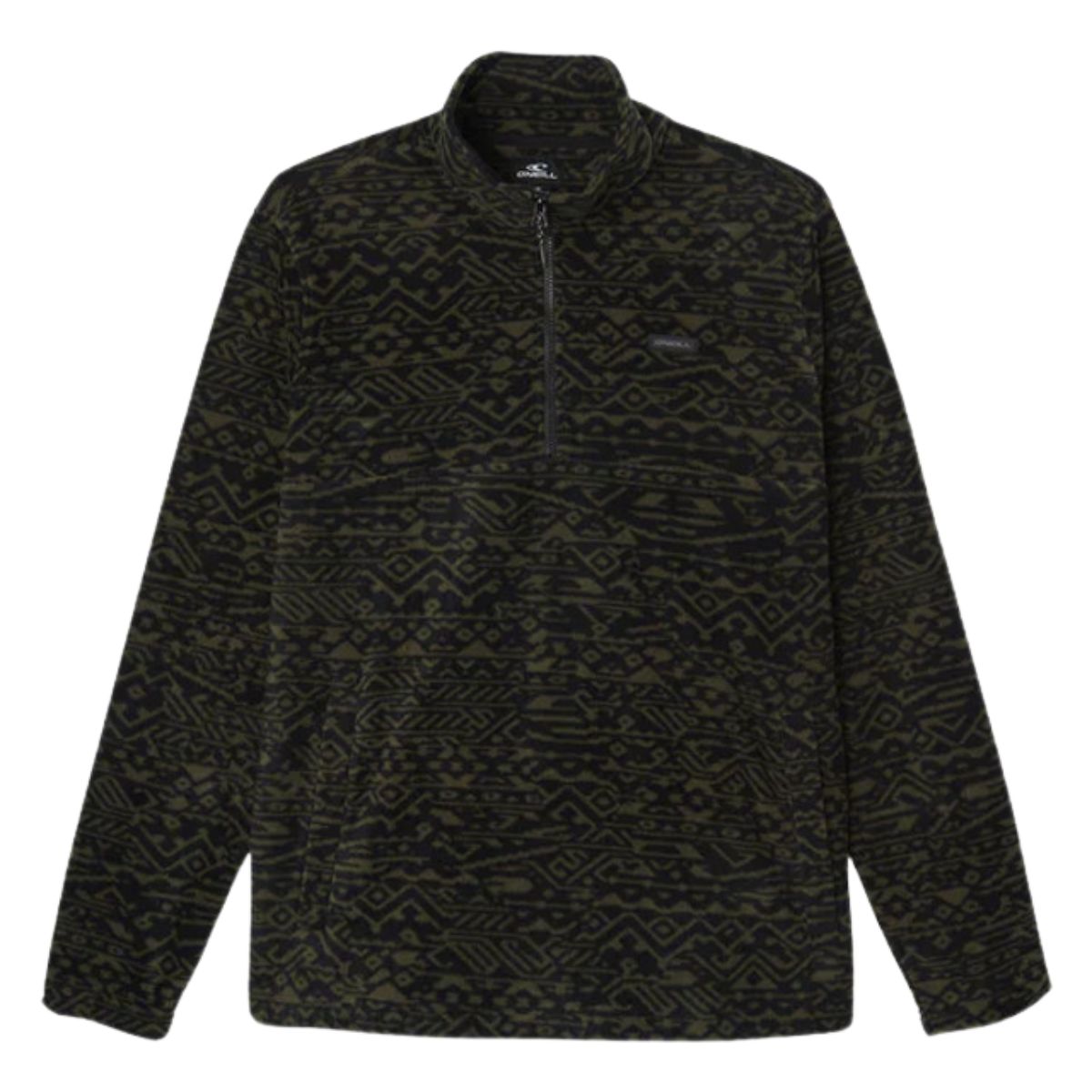 O'Neill Carson 1/4 Zip Superfleece in Dark Olive - BoardCo