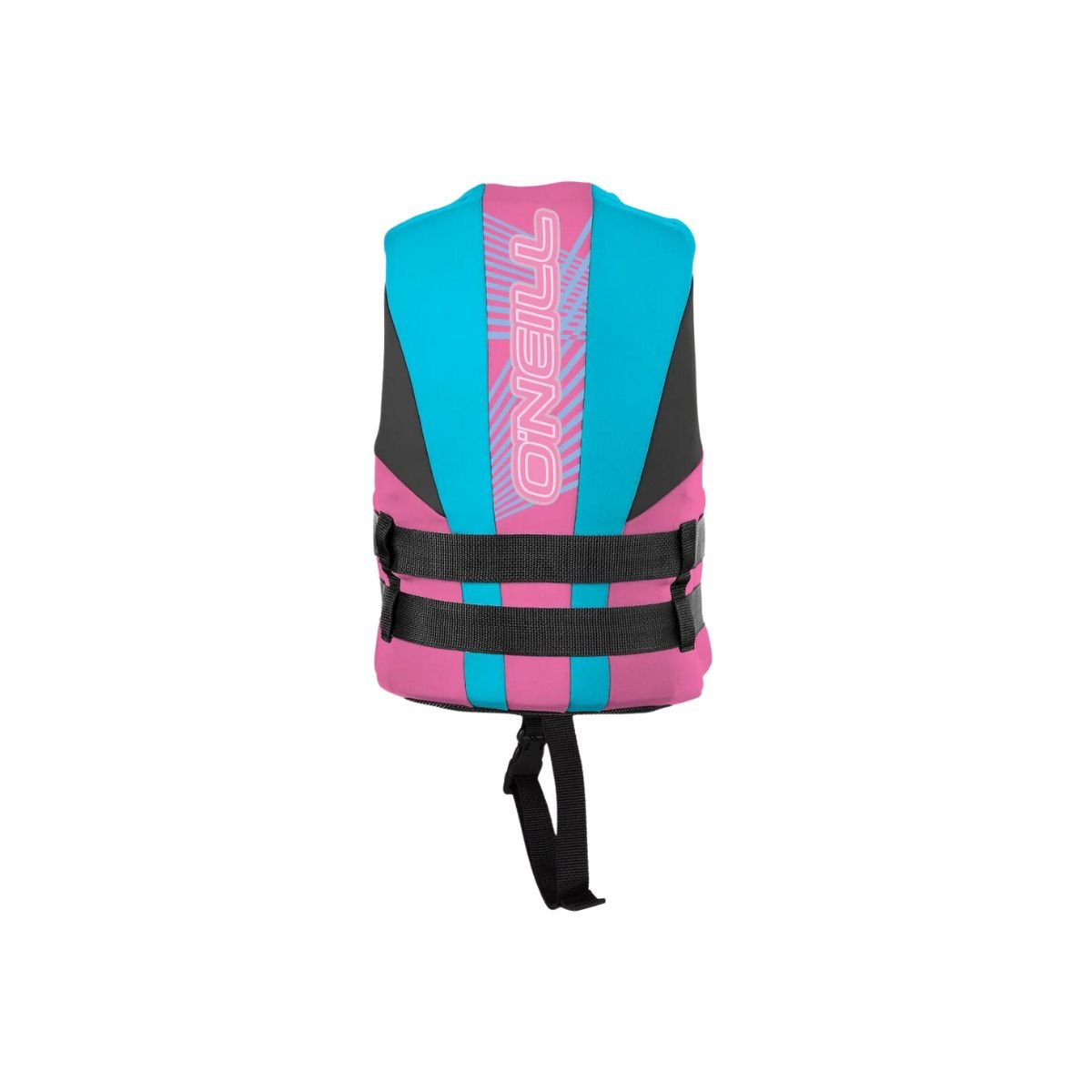 O'Neill Child Reactor FZ USCG Life Jacket in Petal/Turquoise/Black - BoardCo