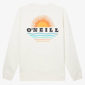O'Neill Fifty Two Crew Pullover Sweatshirt in Egg - BoardCo