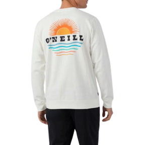 O'Neill Fifty Two Crew Pullover Sweatshirt in Egg - BoardCo