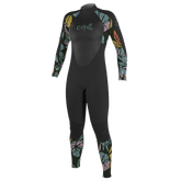 O'Neill Girls Epic 4/3 BZ Full Wetsuit in Black/Baylen - BoardCo