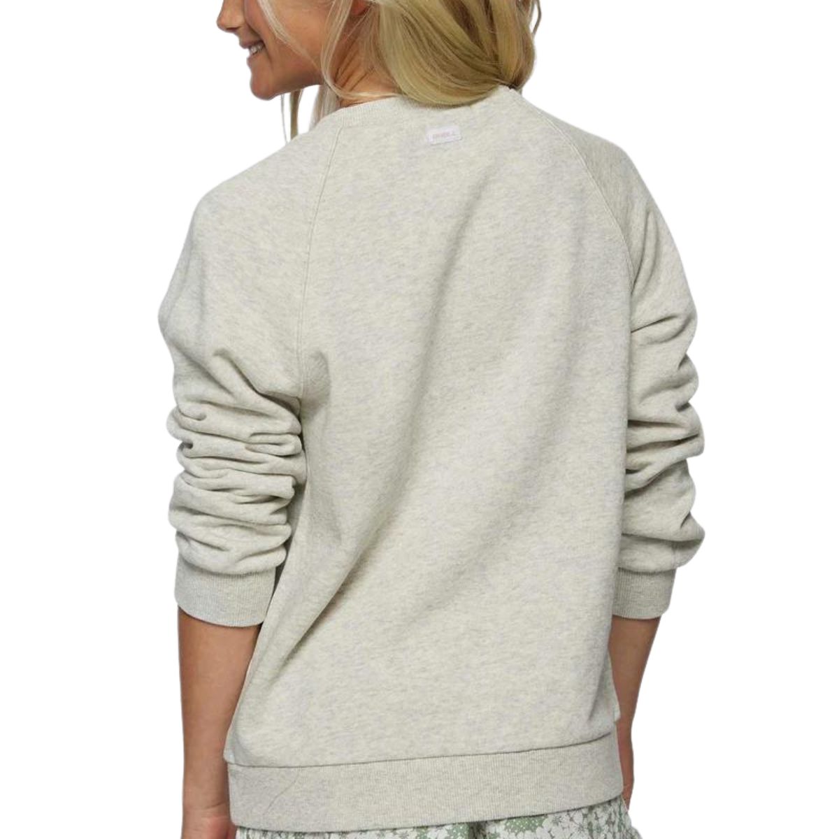 O'Neill Girls Lillia Oversized Pullover in Heather Grey - BoardCo