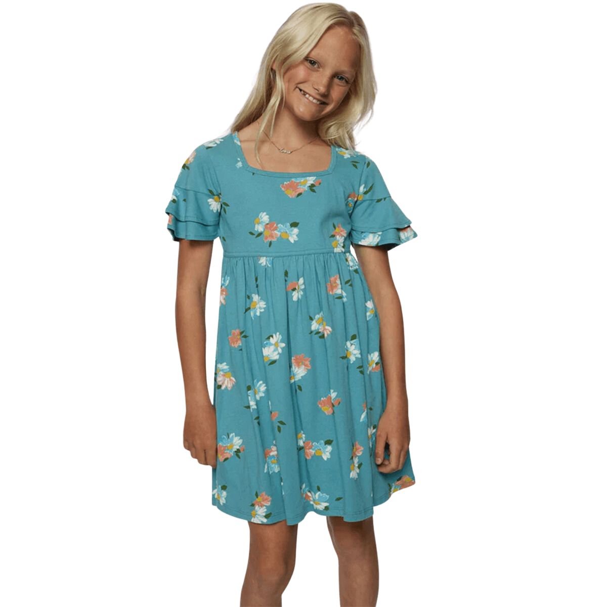 O'Neill Girls Marlowe Dress in Teal - BoardCo