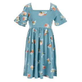 O'Neill Girls Marlowe Dress in Teal - BoardCo