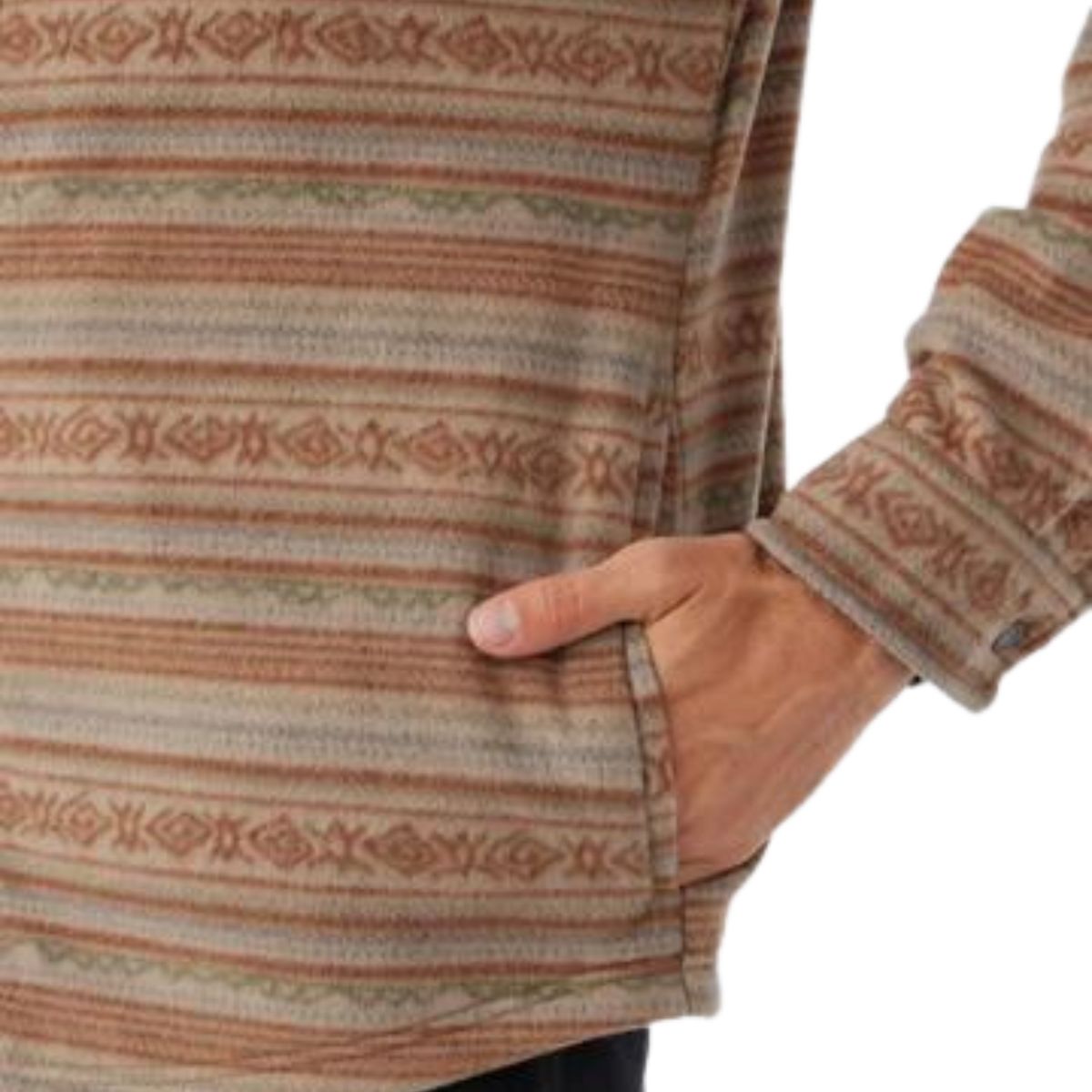 O'Neill Glacier Overshirt Superfleece in Khaki - BoardCo