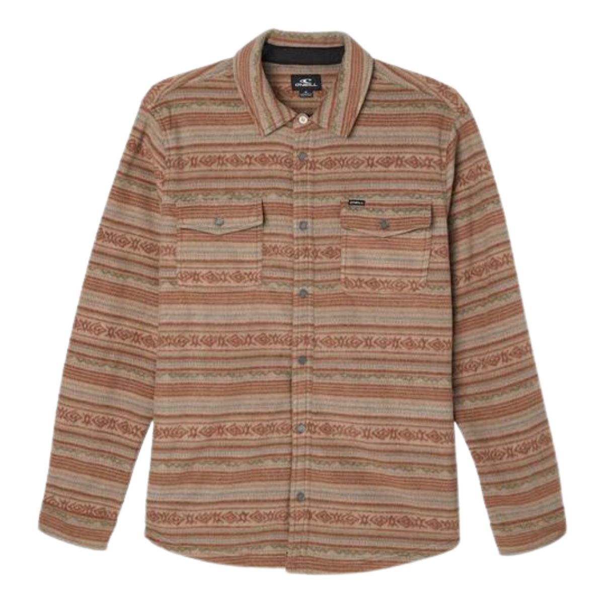 O'Neill Glacier Overshirt Superfleece in Khaki - BoardCo