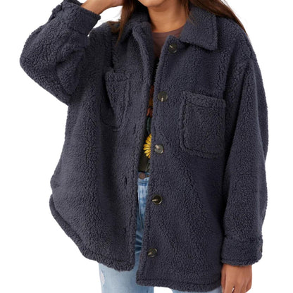 O'Neill Heath Solid Fleece Jacket in Periscope - BoardCo