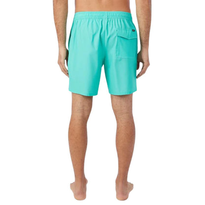 O'Neill Hermosa Solid E-Waist 17" Boardshorts in Aqua - BoardCo