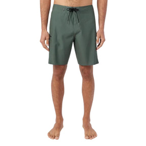 O'Neill Hyperfreak Tech Solid 19" Boardshorts in Dark Olive - BoardCo