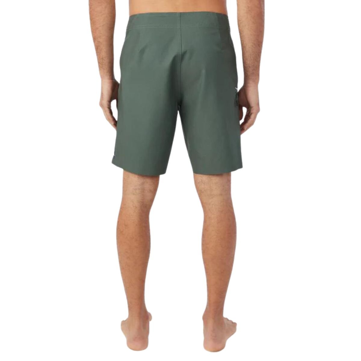 O'Neill Hyperfreak Tech Solid 19" Boardshorts in Dark Olive - BoardCo