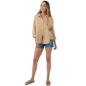 O'Neill Leni Top in Khaki - BoardCo