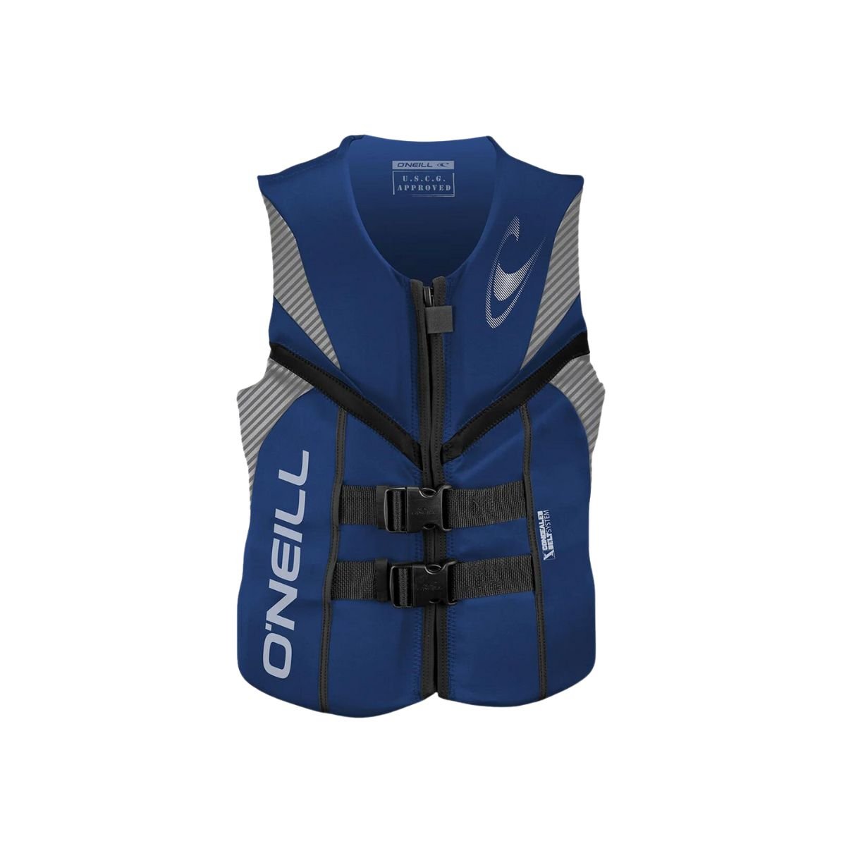 O'Neill Life Vest 2021 Reactor FZ USCG Pacific Blue/Lunar - BoardCo