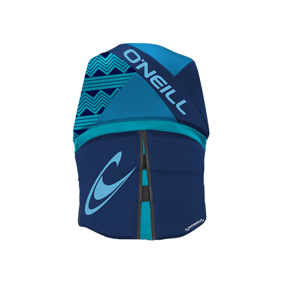 O'Neill Life Vest 2021 Women's Reactor USCG Navy/Turquoise - BoardCo