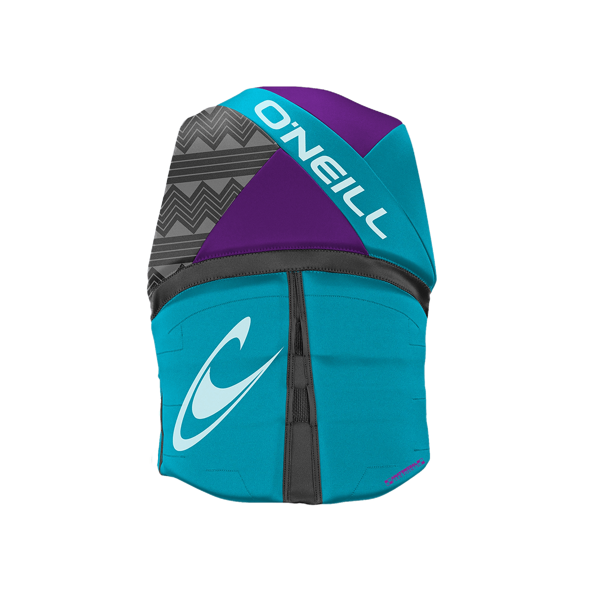 O'Neill Life Vest 2021 Women's Reactor USCG Turquoise/Grape - BoardCo