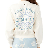 O'Neill Moment Crop Pullover in Winter White - BoardCo