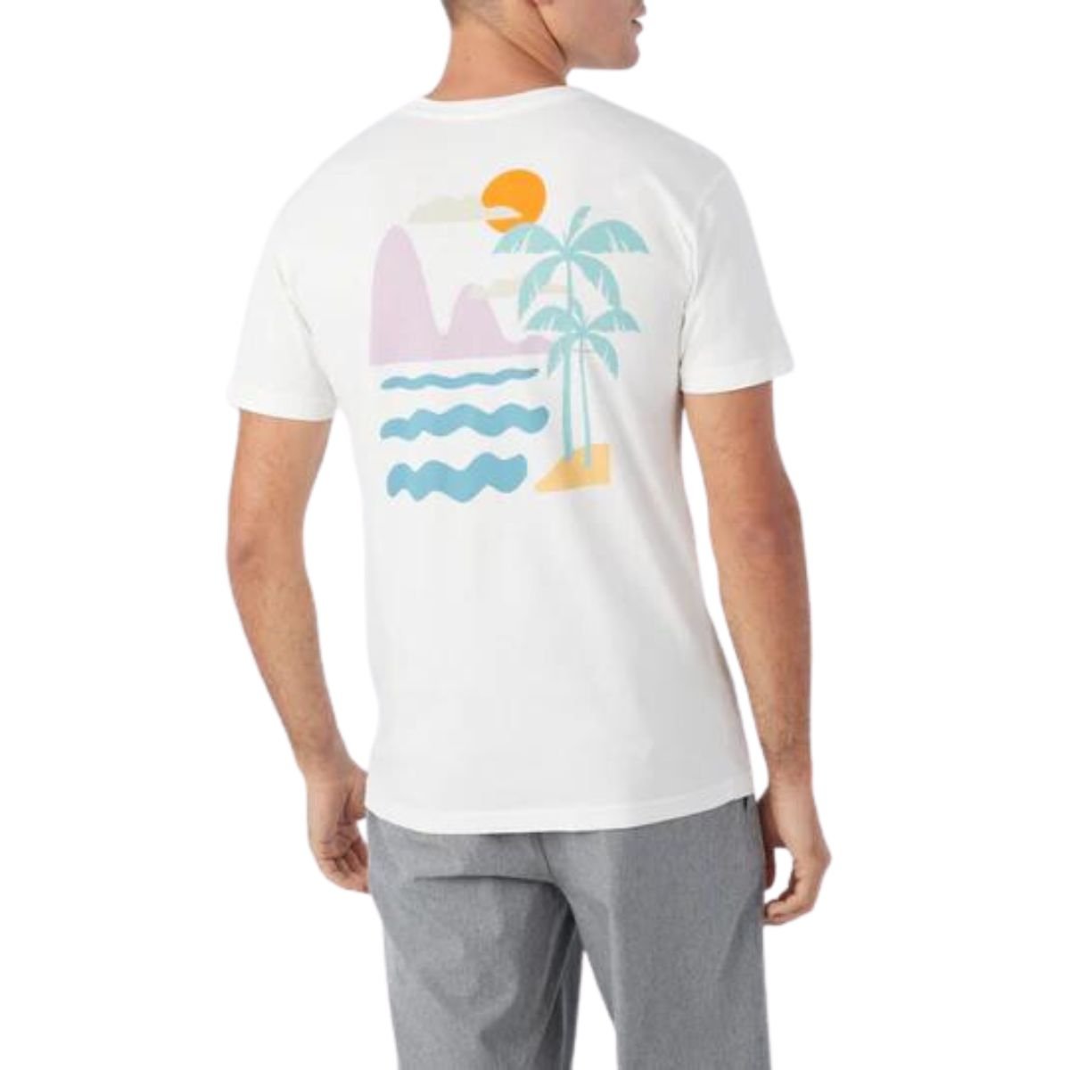 O'Neill OG Aloha Hour Tee in Off White - BoardCo