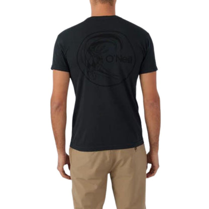 O'Neill OG Circle Surfer Tee in Dark Charcoal - BoardCo