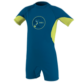 O'Neill Ozone Toddler S/S Spring Wetsuit in Blue/Lime/White - BoardCo