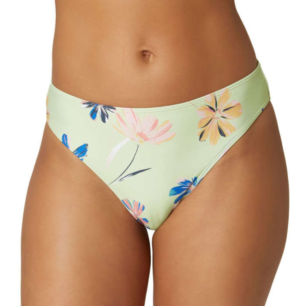O'Neill Sandys Brook Floral Revo Bikini Bottom in Mint - BoardCo