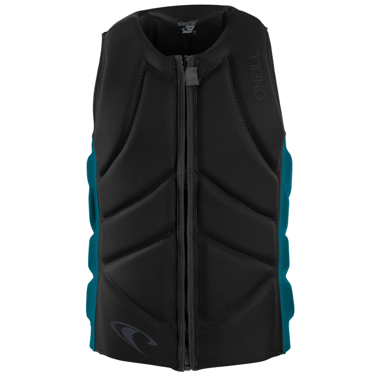 O'Neill Slasher Comp Vest in Black/Tidepool - BoardCo