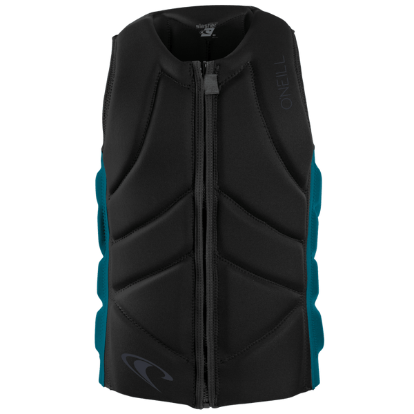 O'Neill Slasher Comp Vest in Black/Tidepool | BoardCo – BoardCo