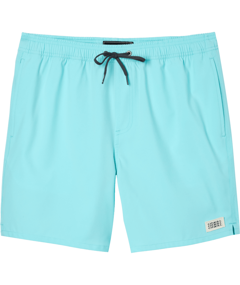 O'Neill Solid Volley Boardshorts in Turquoise - BoardCo