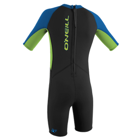 O'Neill Toddler Reactor-2 2mm BZ Spring Wetsuit in Black/Ocean/Slate - BoardCo