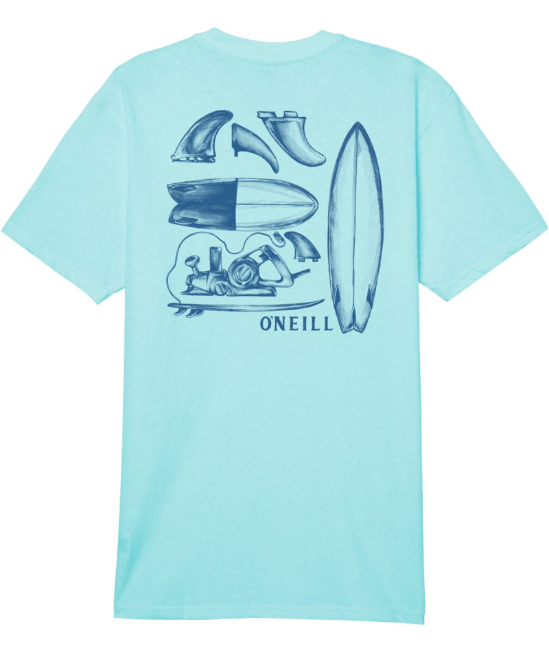 O'Neill Tools Tee in Turquoise Heather - BoardCo