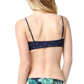 O'Neill Tribal Tracker Knot Top Bikini Top in Navy - BoardCo