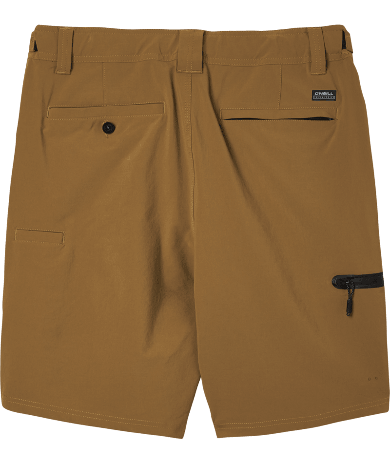 O'Neill TRVLR Expedition Hybrid Shorts in Dark Khaki - BoardCo