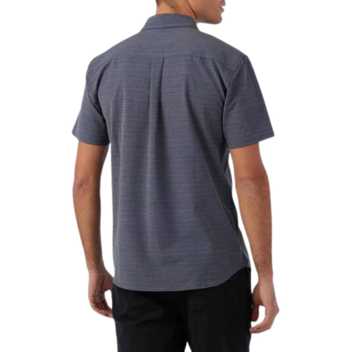 O'Neill TRVLR Traverse Stripe Shirt in Black - BoardCo