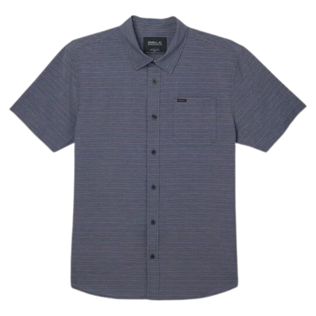 O'Neill TRVLR Traverse Stripe Shirt in Black - BoardCo