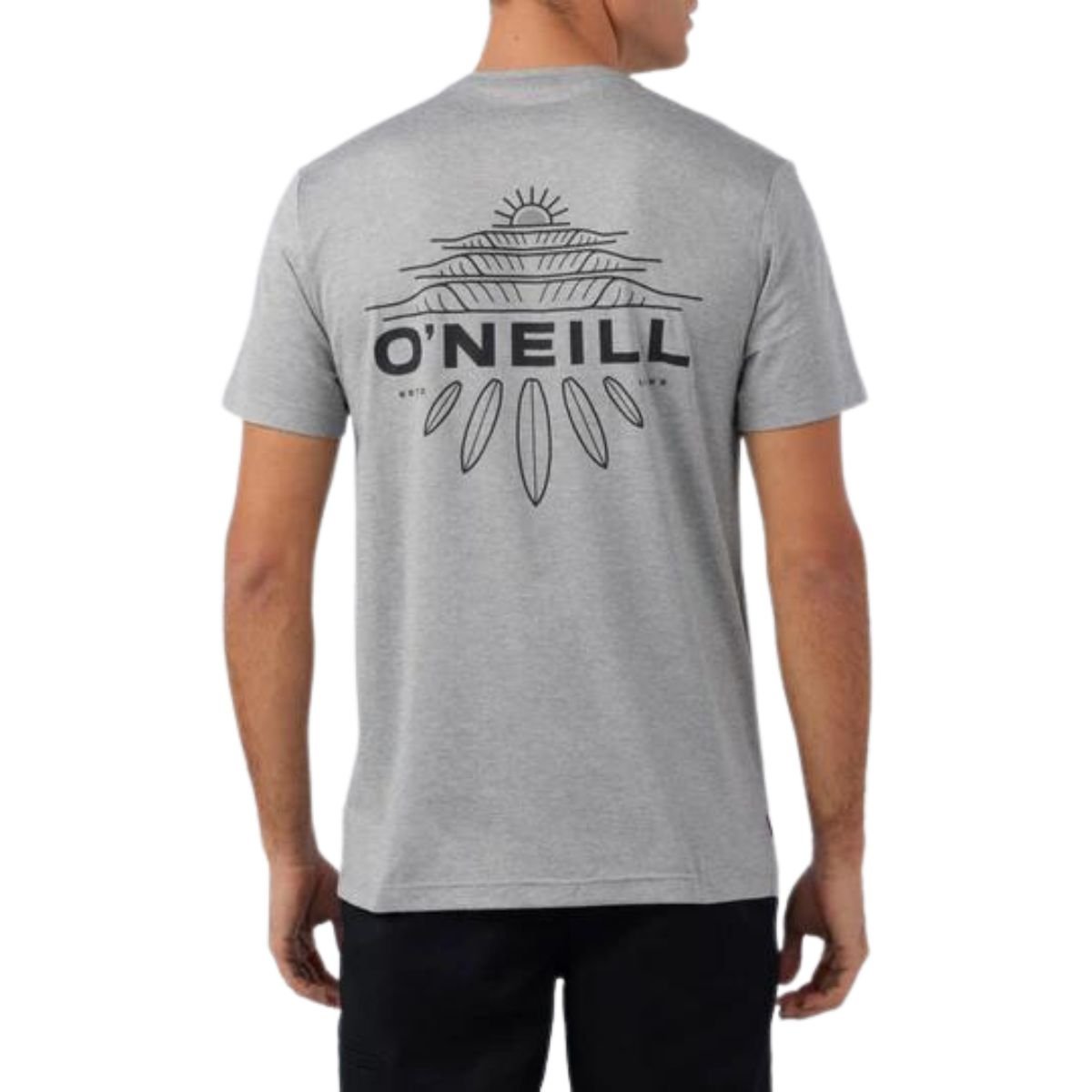 O'Neill TRVLR UPF Tee in Heather Grey - BoardCo