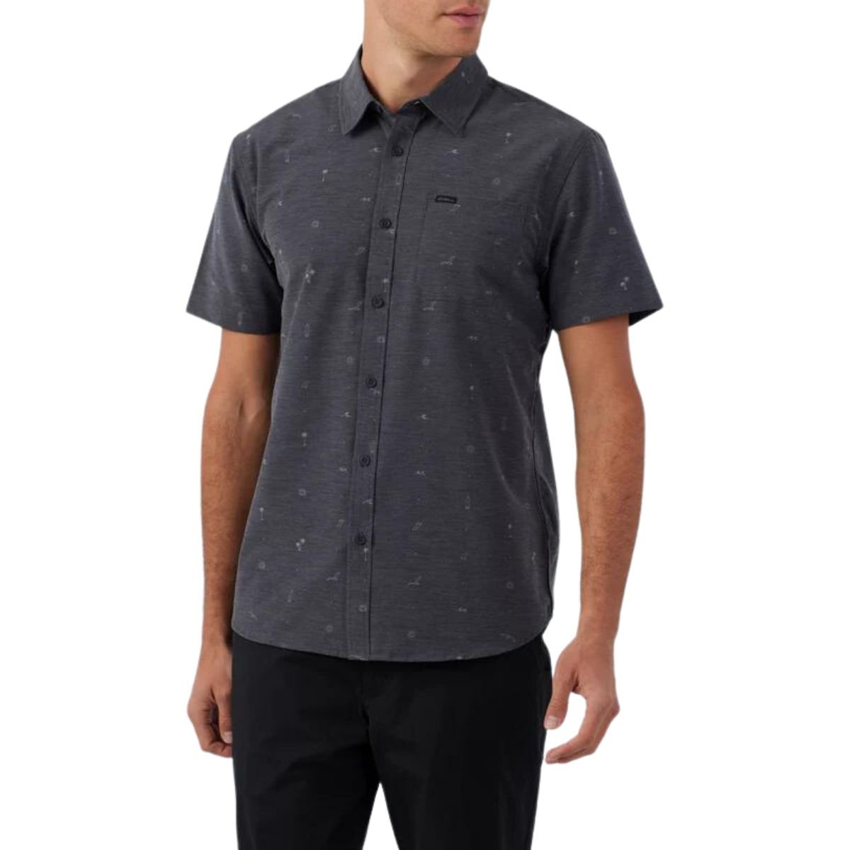 O'Neill TRVLR UPF Traverse Standard Shirt in Black - BoardCo