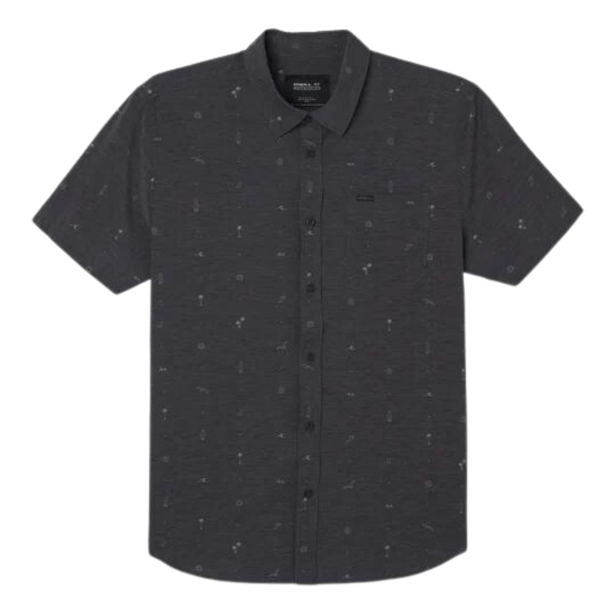O'Neill TRVLR UPF Traverse Standard Shirt in Black - BoardCo