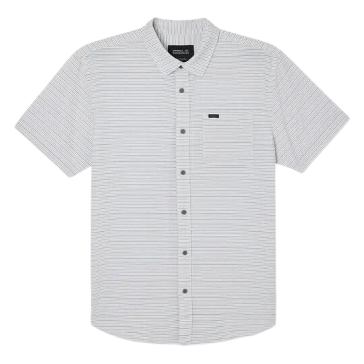 O'Neill TRVLR UPF Traverse Stripe Shirt in Fog - BoardCo